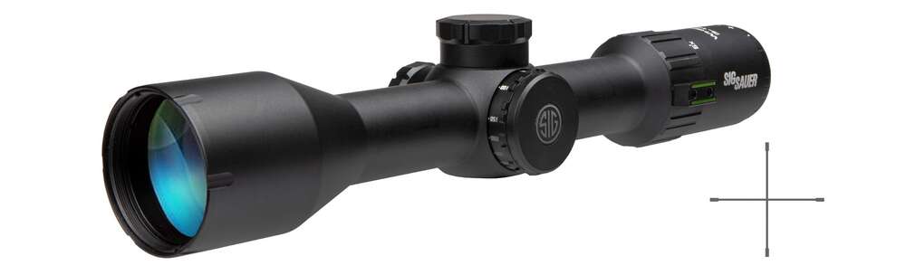 Scopes Sig Sauer Ready Series Sig WHISKEY6 3-18x44MM Quadplex Reticle